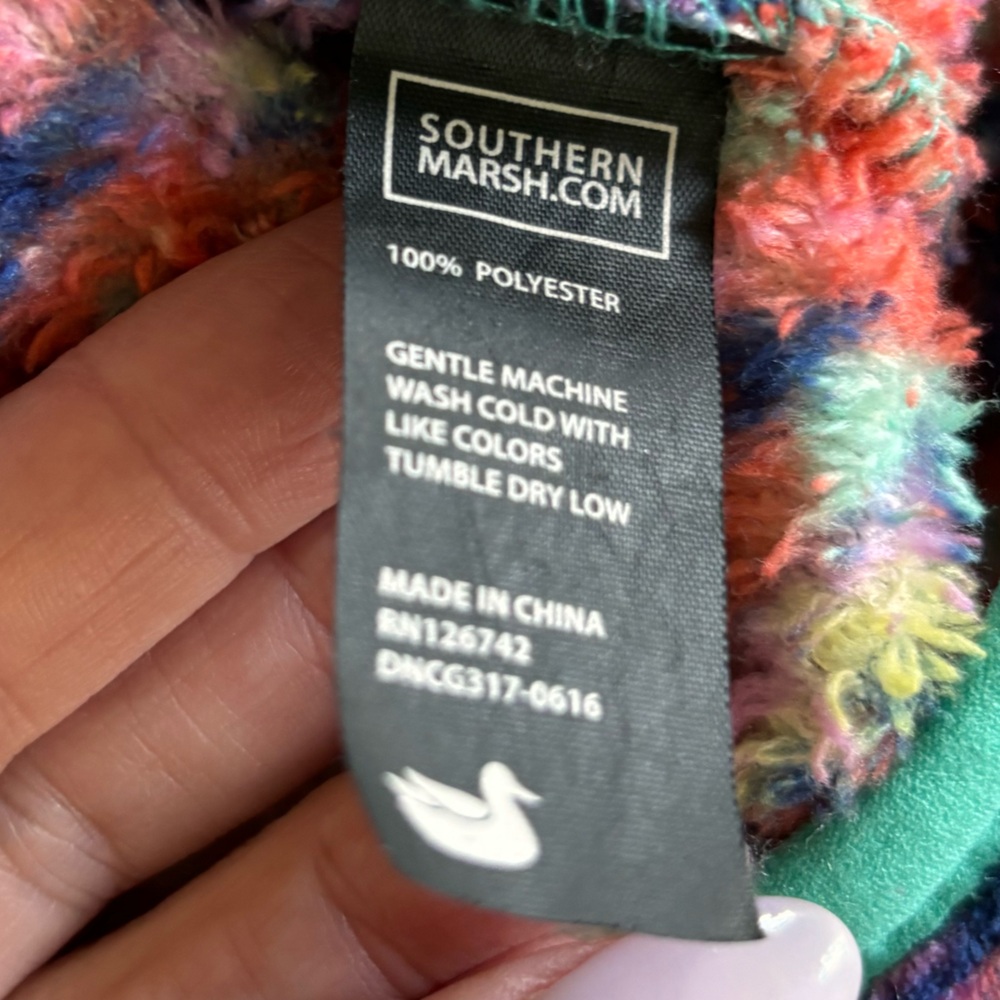 Southern Marsh Dorado fleece top size small - Picture 12 of 13